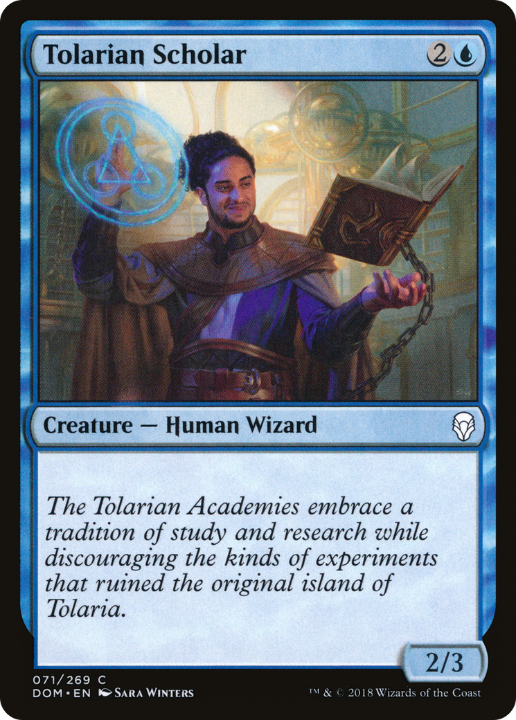 Tolarian Scholar [Dominaria] Foil