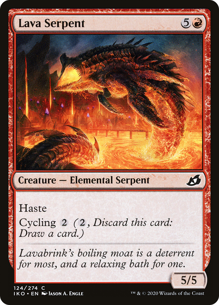Lava Serpent [Ikoria: Lair of Behemoths] Foil