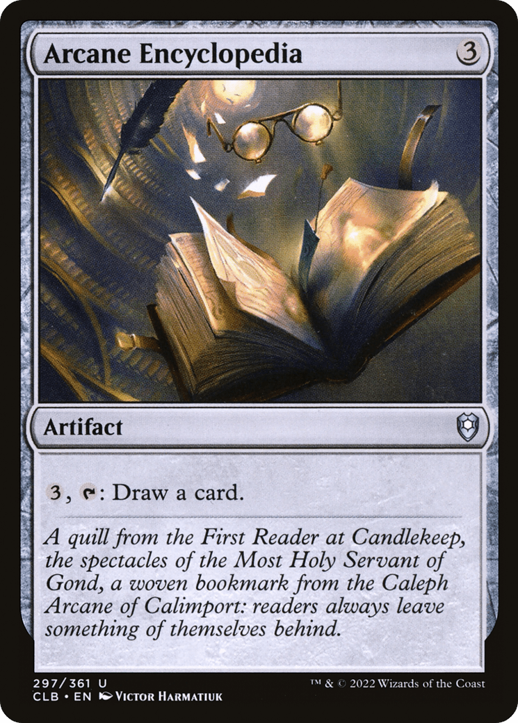 Arcane Encyclopedia [Commander Legends: Battle for Baldur's Gate] Foil