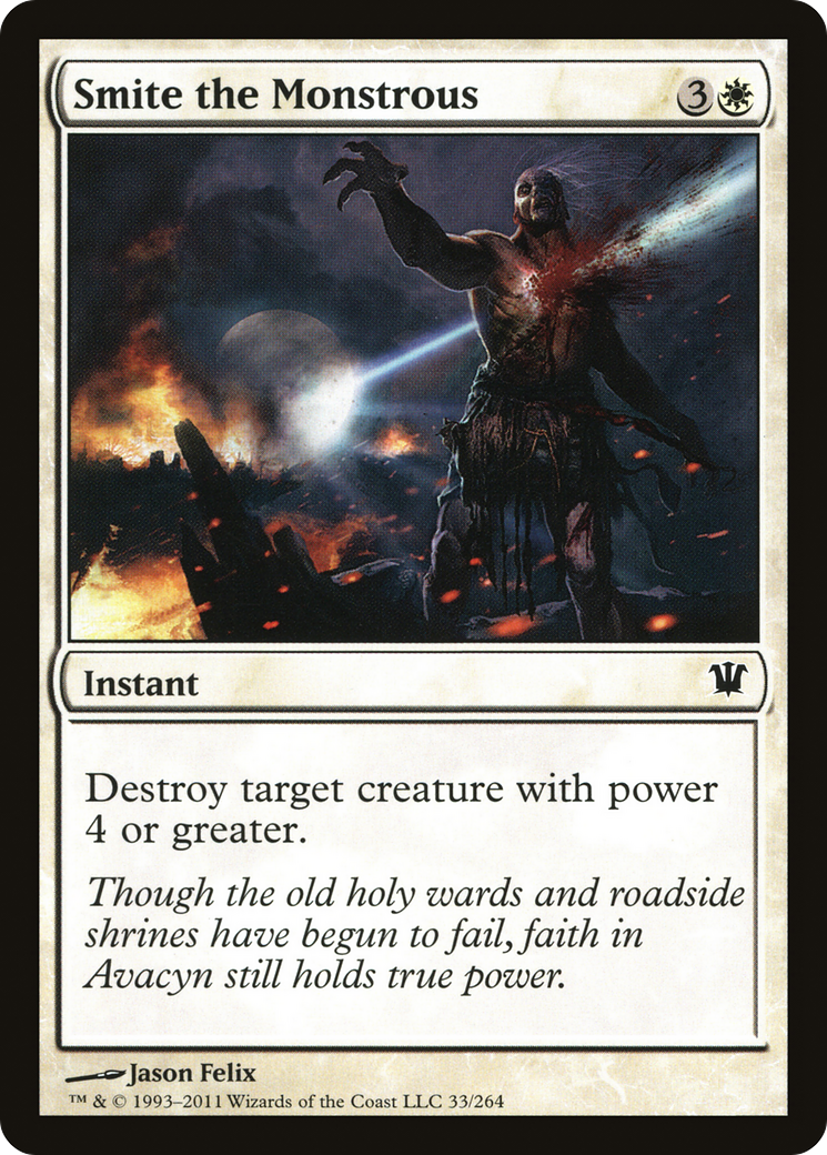 Smite the Monstrous [Innistrad] Foil