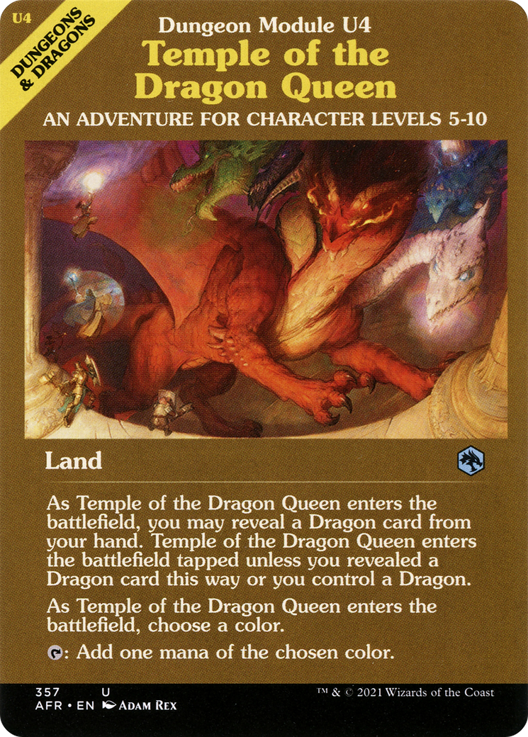 Temple of the Dragon Queen (Dungeon Module) [Dungeons & Dragons: Adventures in the Forgotten Realms] Foil