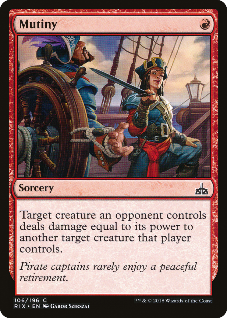 Mutiny [Rivals of Ixalan] Foil