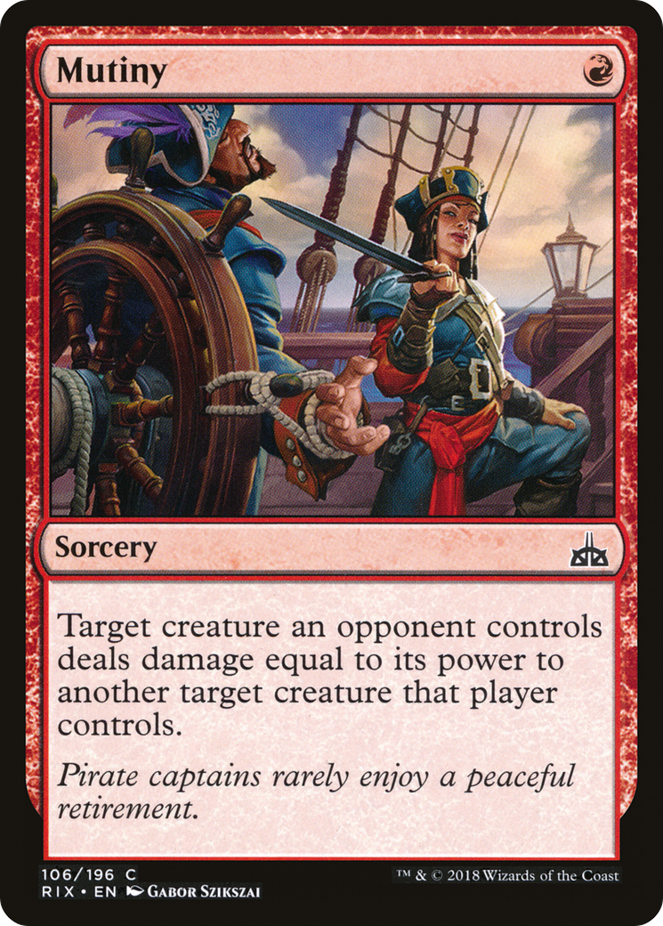 Mutiny [Rivals of Ixalan] Foil