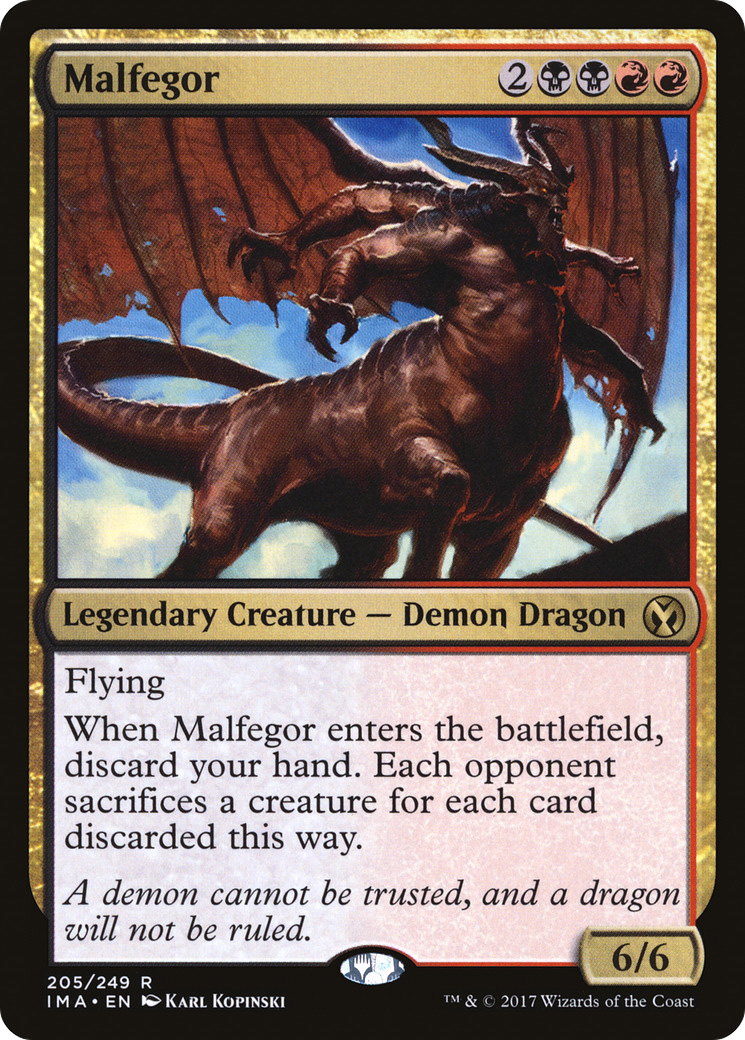Malfegor [Iconic Masters] Foil