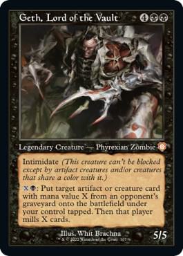 Geth Lord of the Vault Retro Frame 107 (Commander: The Brothers' War) 