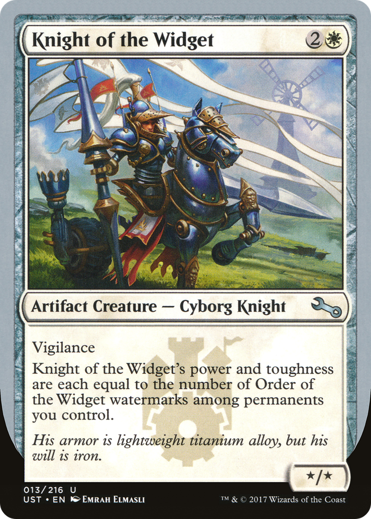 Knight of the Widget [Unstable] Foil