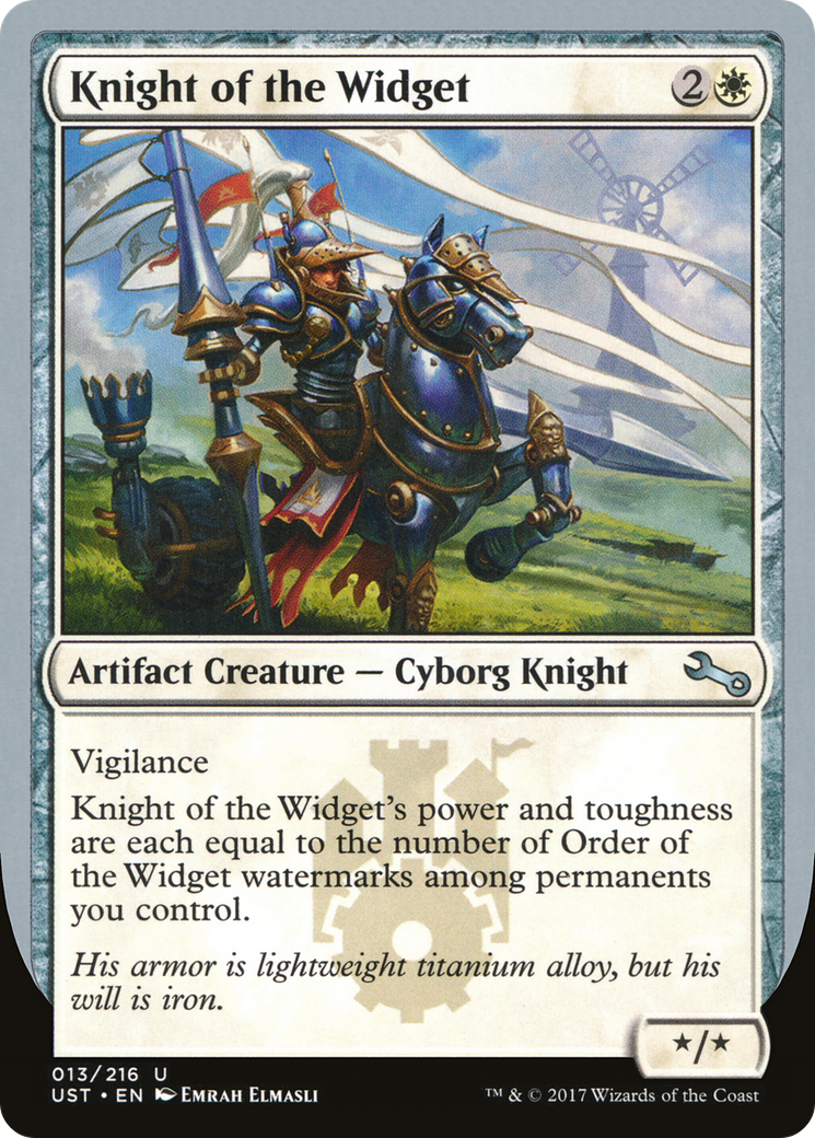 Knight of the Widget [Unstable] Foil