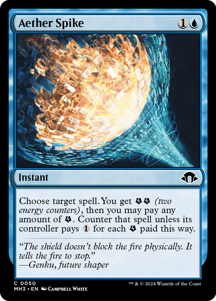 Aether Spike [Modern Horizons 3] Foil