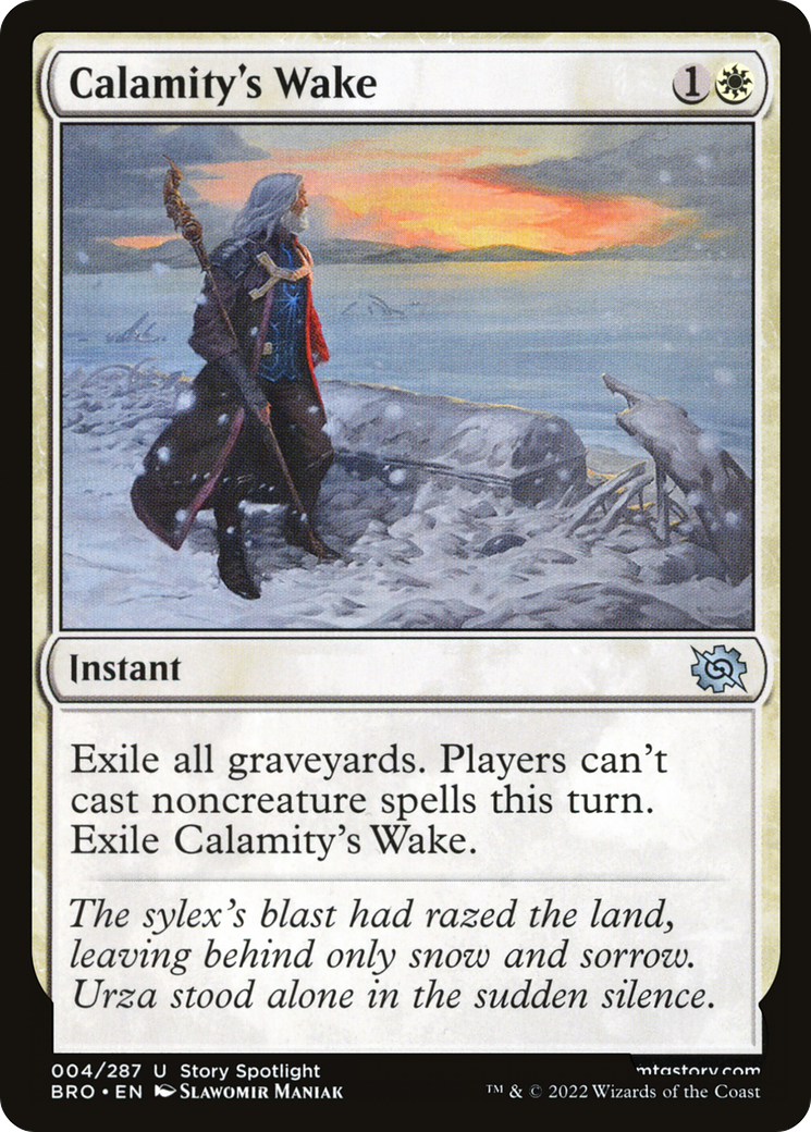 Calamity's Wake [The Brothers' War] Foil