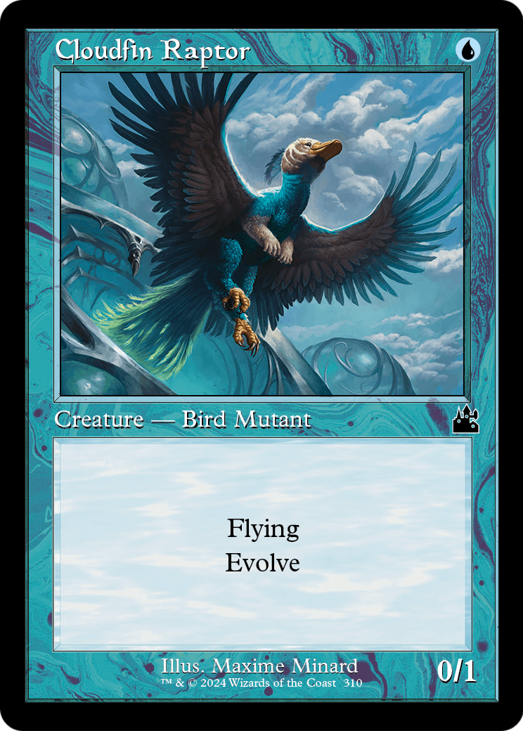 Cloudfin Raptor (Retro Frame) [Ravnica Remastered] Foil
