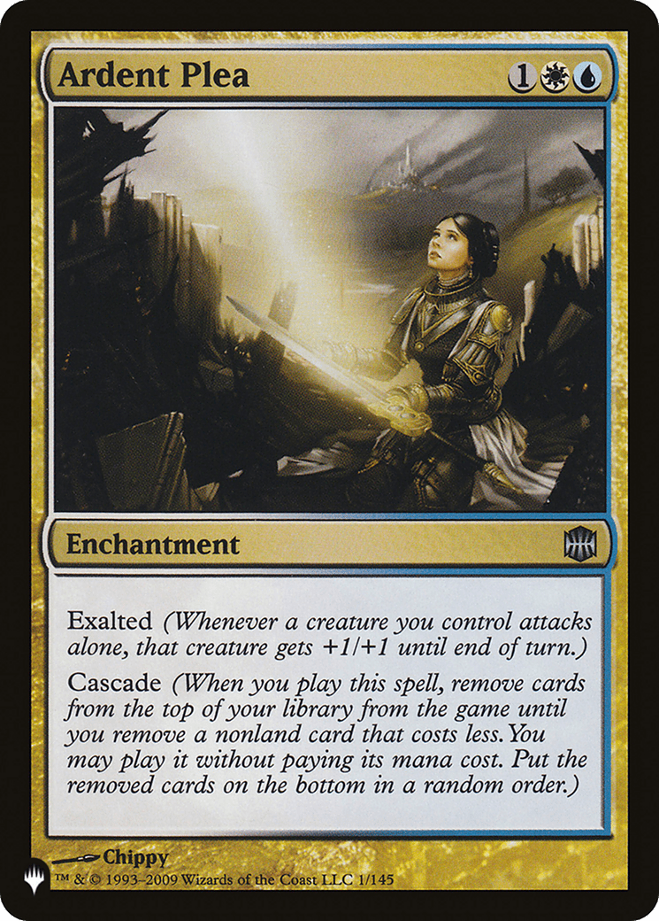 Ardent Plea |  (ARB-1) [The List]