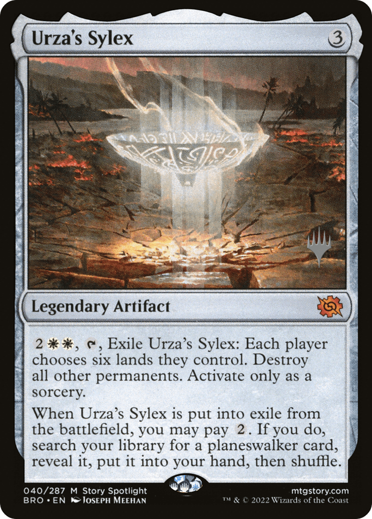 Urza's Sylex (Promo Pack) [The Brothers' War Promos] Foil