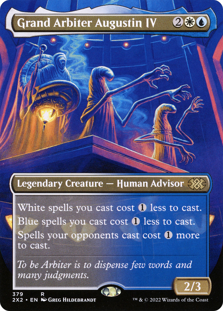 Grand Arbiter Augustin IV (Borderless Alternate Art) [Double Masters 2022] Foil
