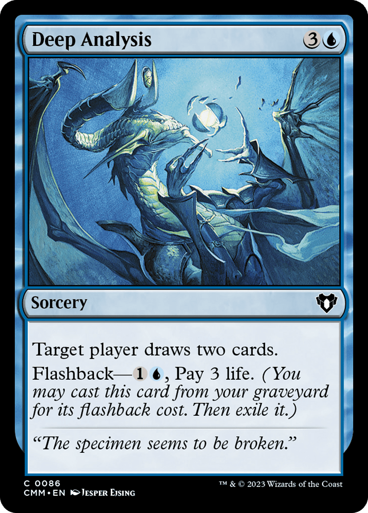 Deep Analysis [Commander Masters] Foil