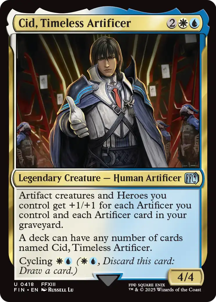 Cid, Timeless Artificer (0418) (418) [FINAL FANTASY]  Foil