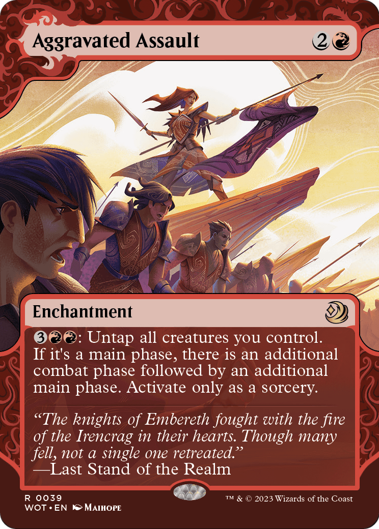 Aggravated Assault [Wilds of Eldraine: Enchanting Tales] Foil
