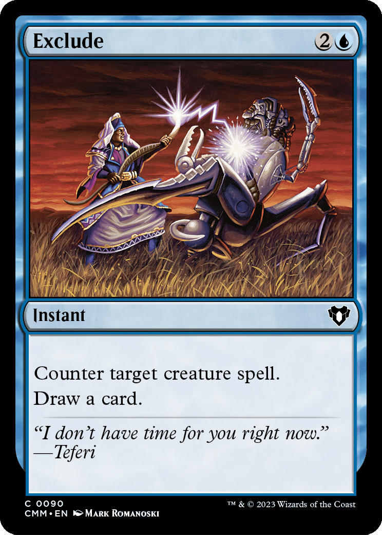 Exclude [Commander Masters] Foil