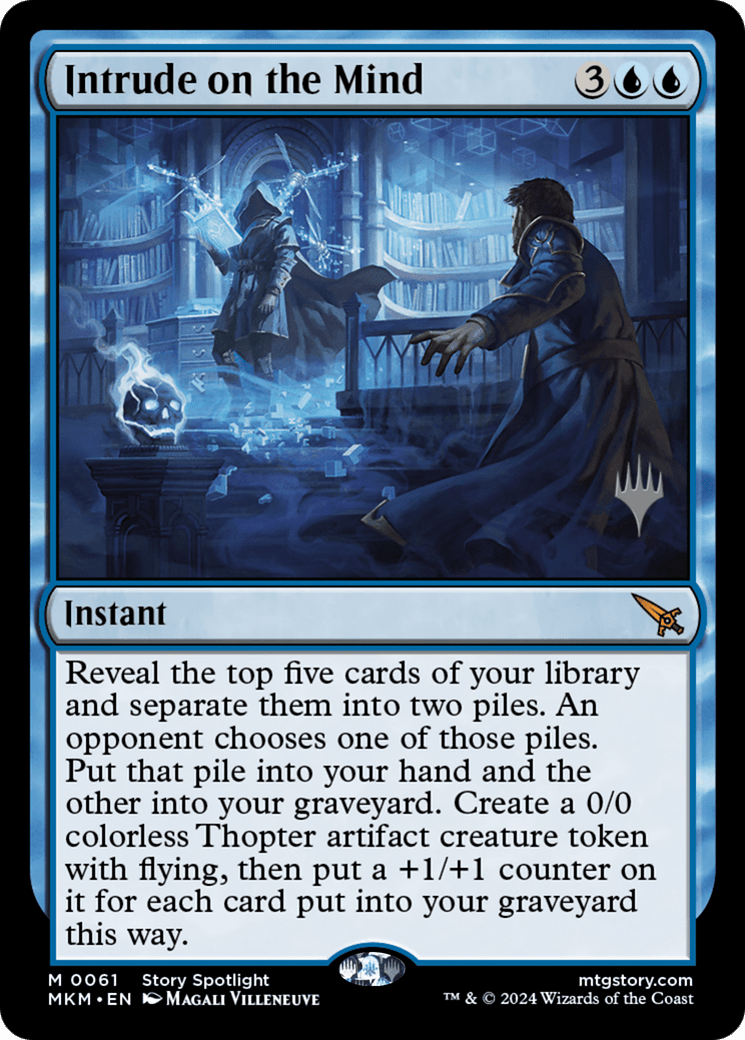 Intrude on the Mind (Promo Pack) [Murders at Karlov Manor Promos] Foil