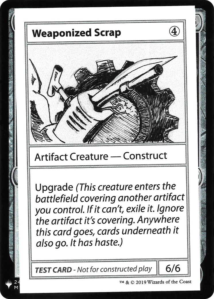 Weaponized Scrap [Mystery Booster Playtest Cards]
