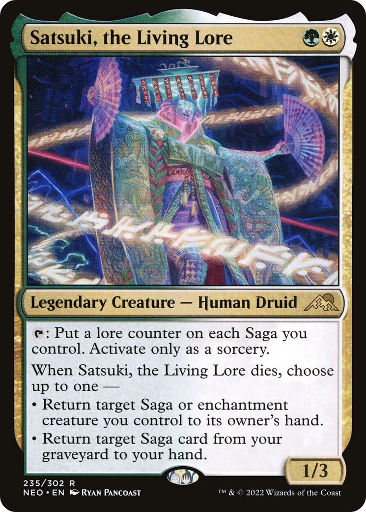 Satsuki, the Living Lore [Kamigawa: Neon Dynasty] Foil