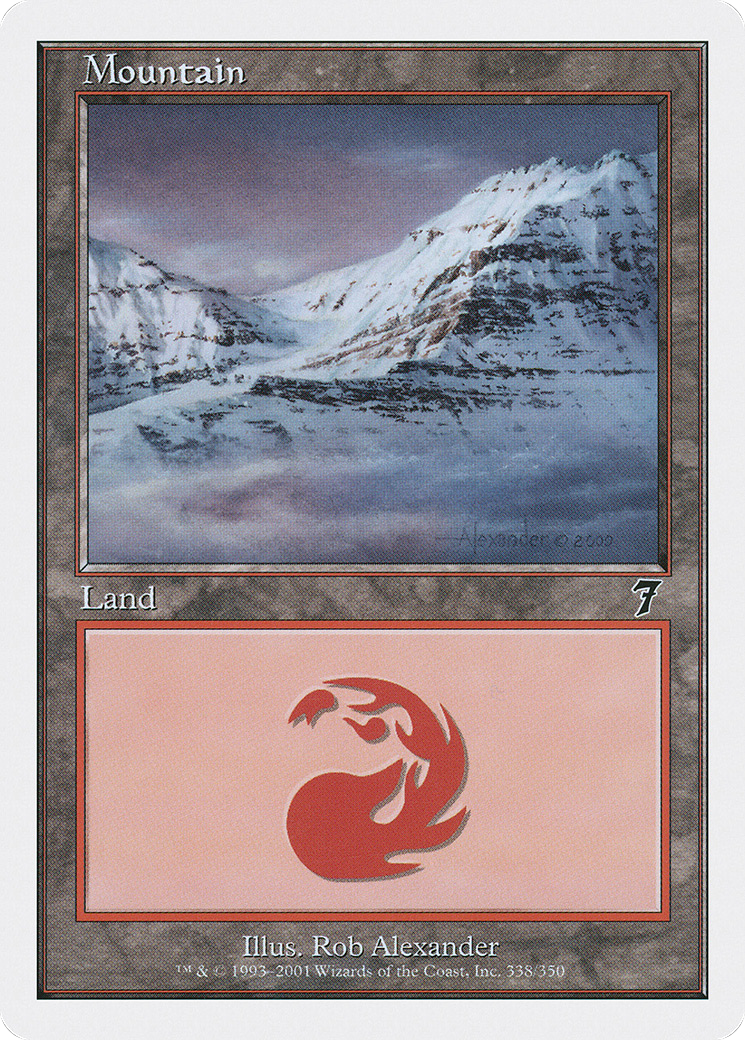 Mountain (338) [Seventh Edition] Foil