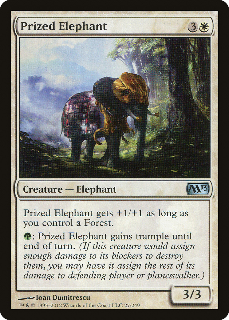 Prized Elephant [Magic 2013] Foil