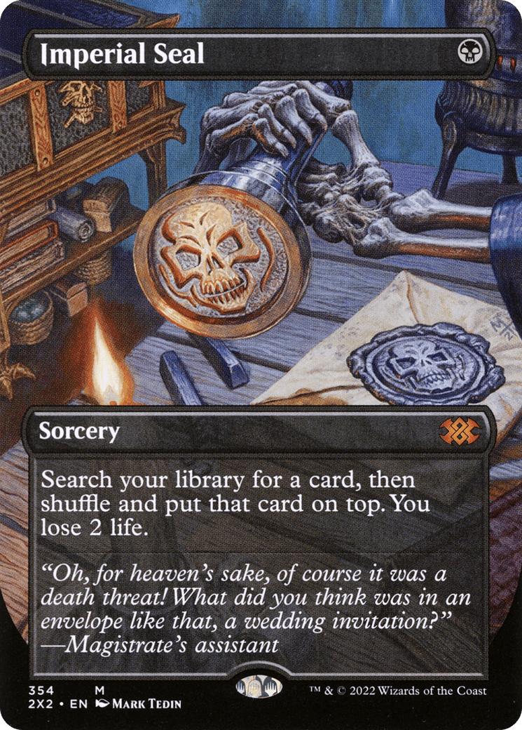 Imperial Seal (Borderless Alternate Art) [Double Masters 2022]
