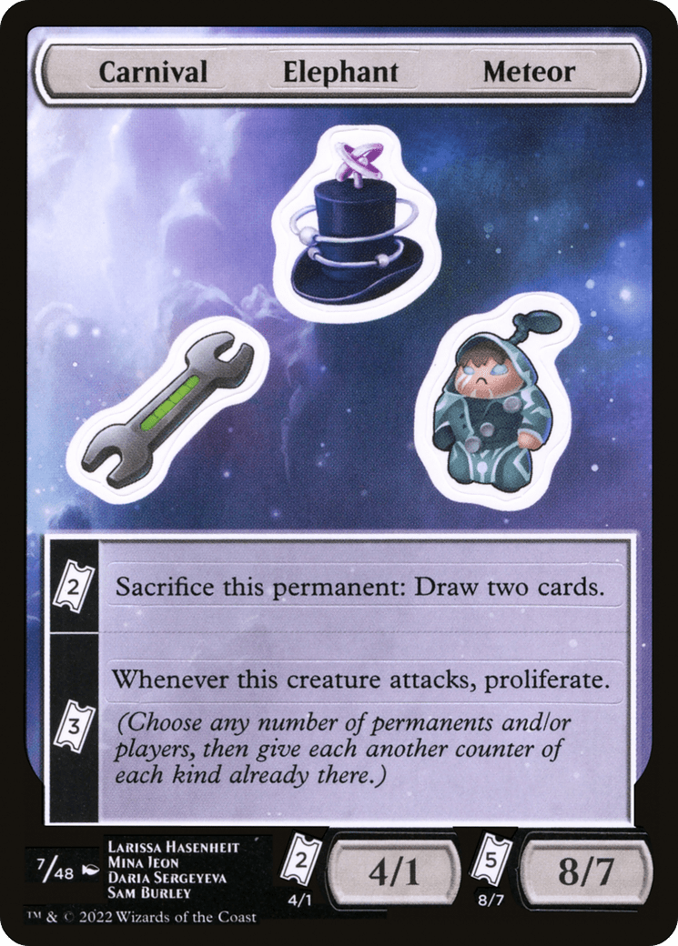 Carnival Elephant Meteor [Unfinity Stickers]
