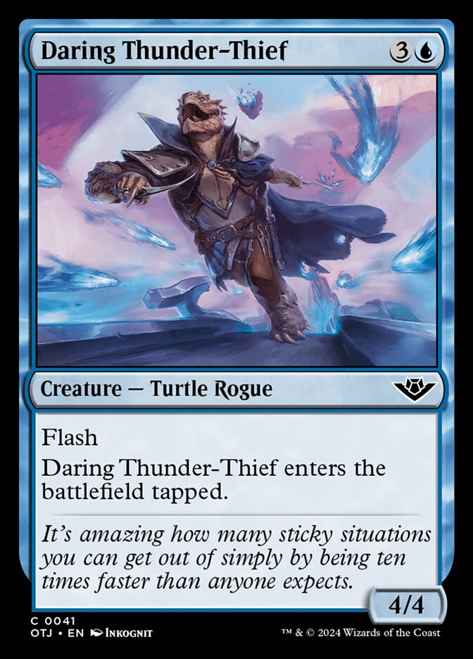 Daring Thunder-Thief 41/286 (Outlaws of Thunder Junction)  - Foil