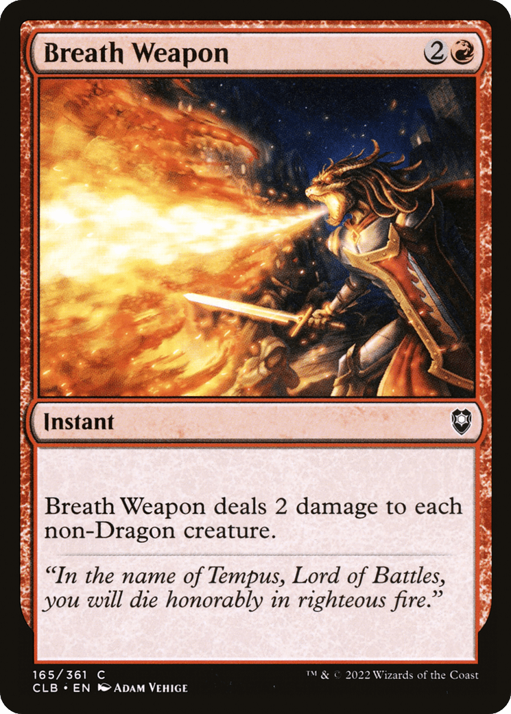 Breath Weapon [Commander Legends: Battle for Baldur's Gate] Foil