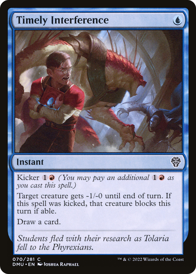 Timely Interference [Dominaria United] Foil