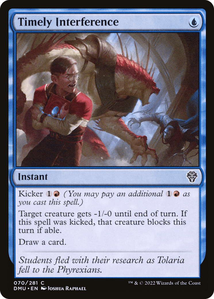 Timely Interference [Dominaria United] Foil