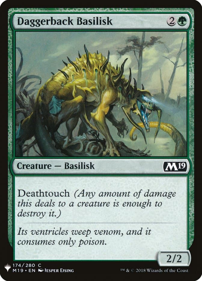 Daggerback Basilisk |  (M19-174) [The List]
