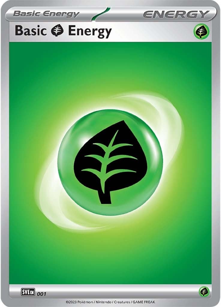 Basic Grass Energy 001- SVE Scarlet & Violet Energies