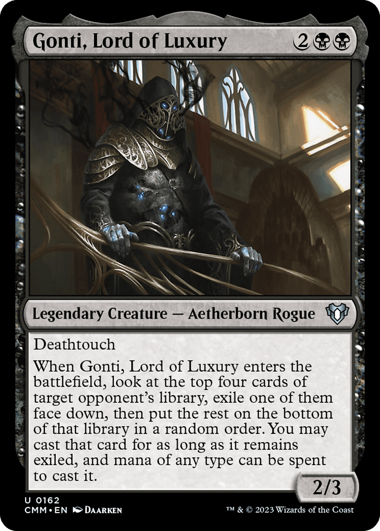 Gonti, Lord of Luxury [Commander Masters] Foil