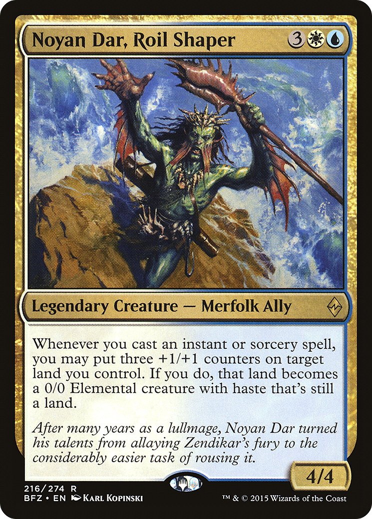 Noyan Dar, Roil Shaper [Battle for Zendikar] Foil