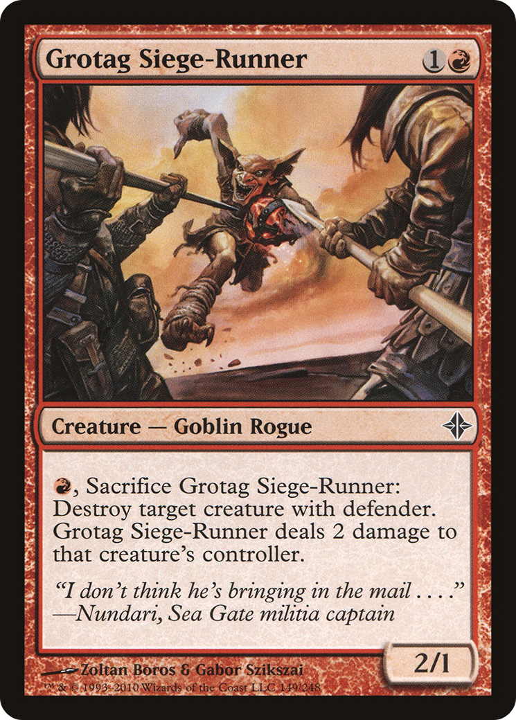 Grotag Siege-Runner [Rise of the Eldrazi] Foil