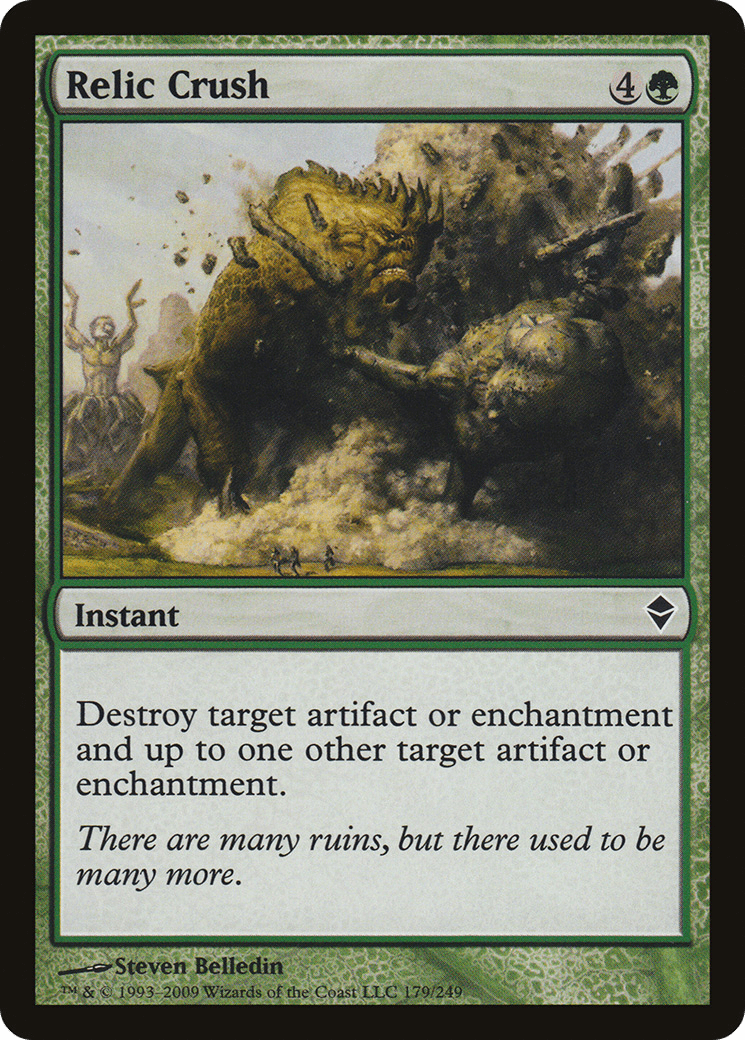 Relic Crush [Zendikar] Foil