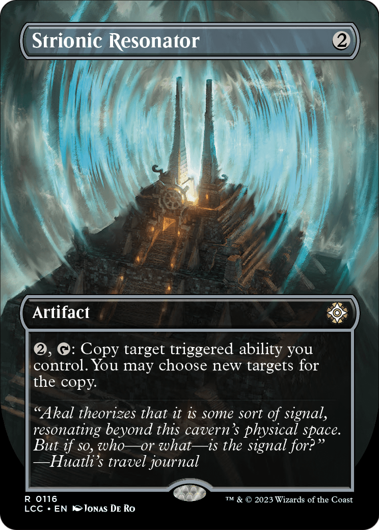 Strionic Resonator (Borderless) [The Lost Caverns of Ixalan Commander] Foil