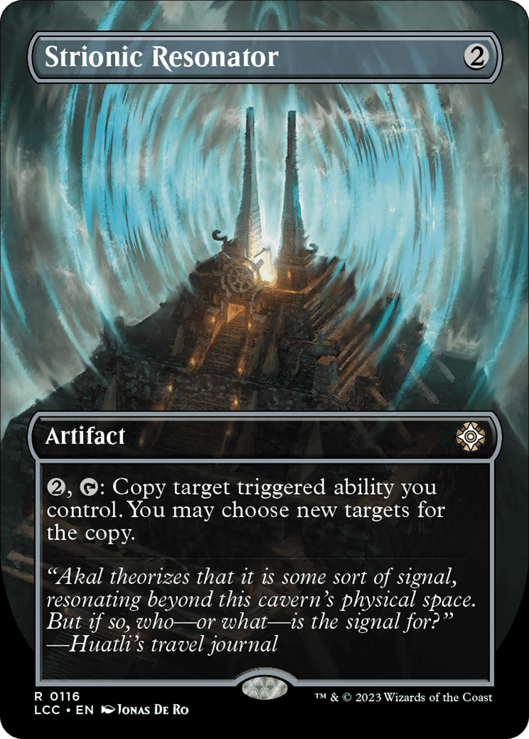 Strionic Resonator (Borderless) [The Lost Caverns of Ixalan Commander]