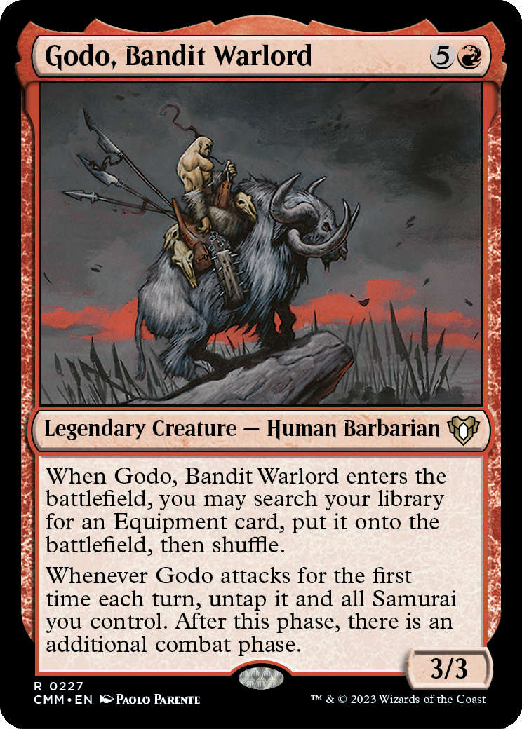 Godo, Bandit Warlord [Commander Masters] Foil