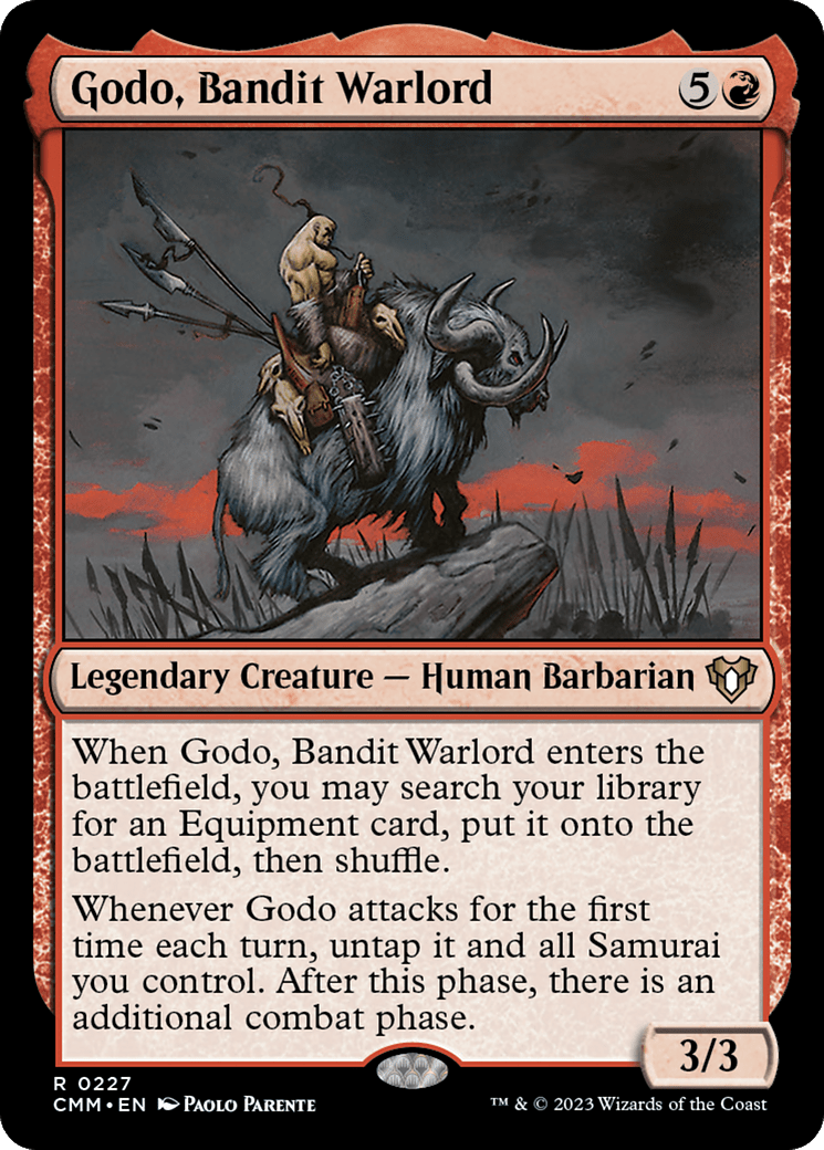 Godo, Bandit Warlord [Commander Masters] Foil