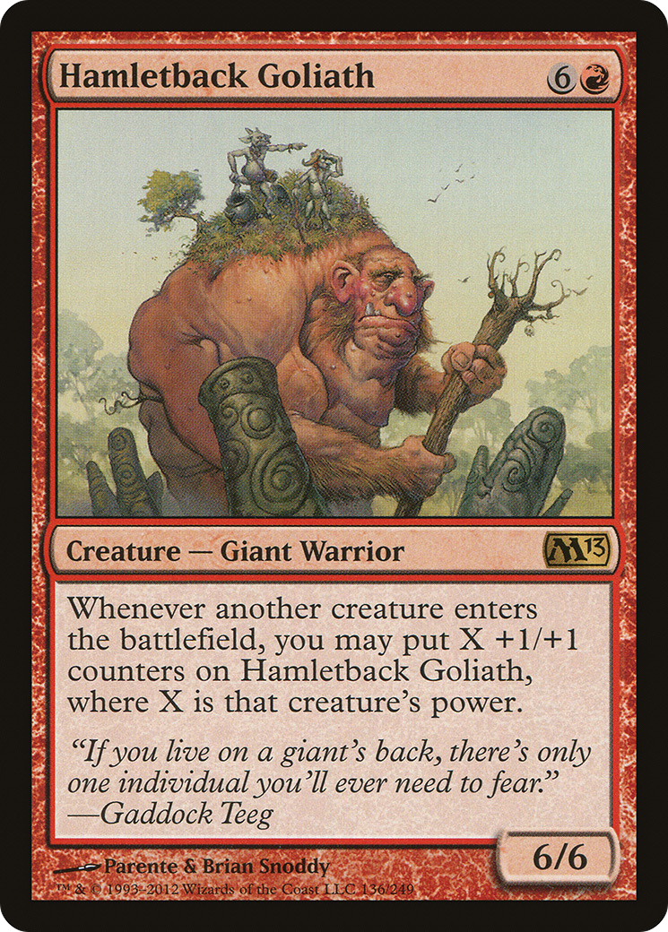 Hamletback Goliath [Magic 2013] Foil