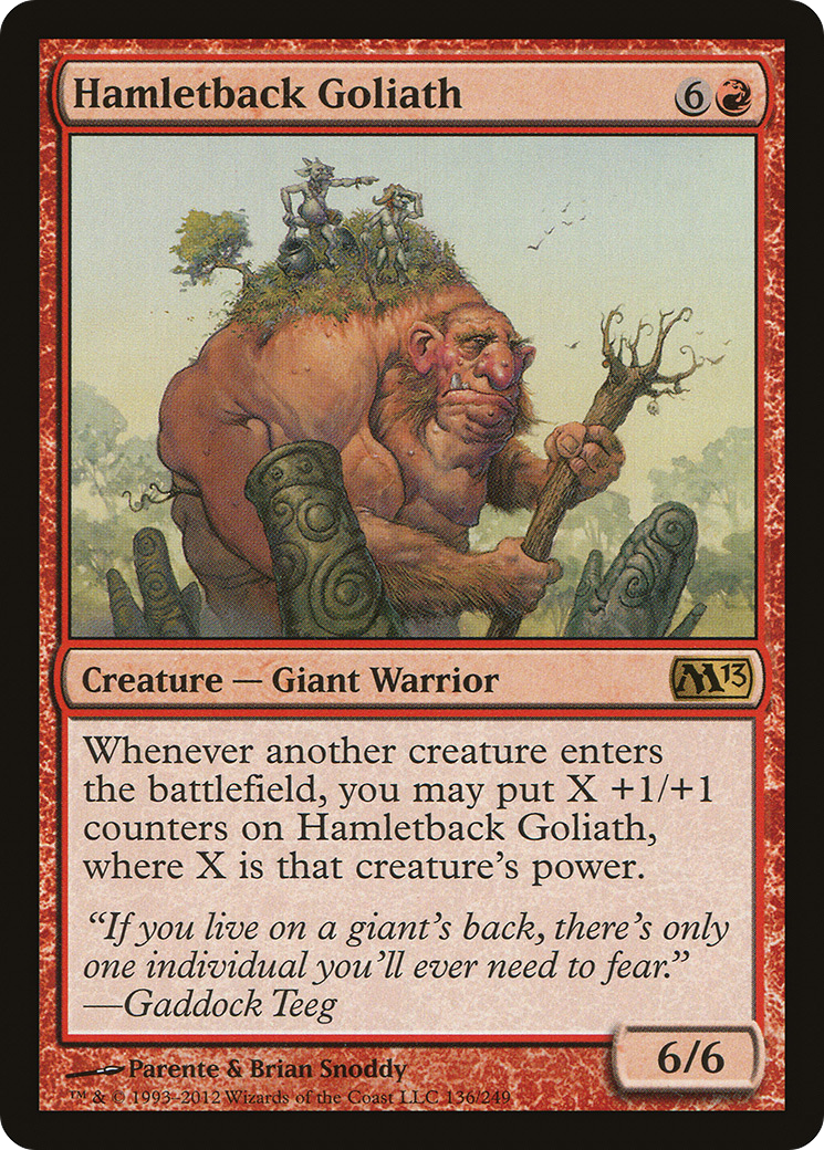 Hamletback Goliath [Magic 2013] Foil