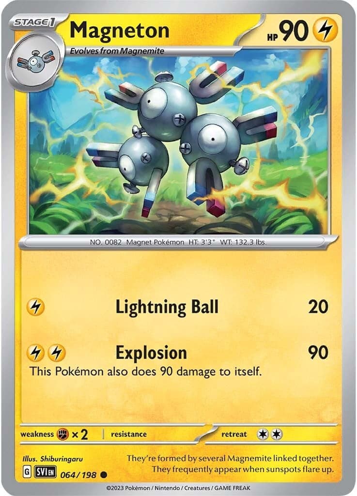 Magneton 064- SV01 Scarlet & Violet Base Set Reverse Holofoil
