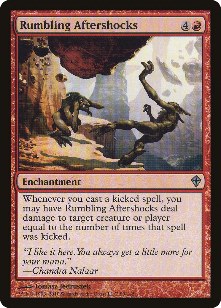 Rumbling Aftershocks [Worldwake] Foil