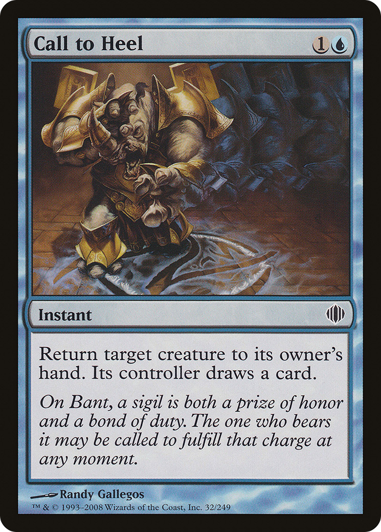 Call to Heel [Shards of Alara] Foil