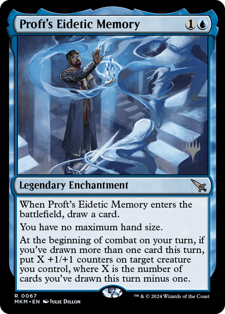 Proft's Eidetic Memory (Promo Pack) [Murders at Karlov Manor Promos] Foil