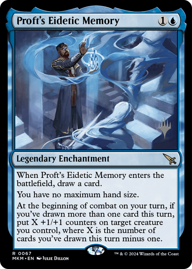 Proft's Eidetic Memory (Promo Pack) [Murders at Karlov Manor Promos] Foil