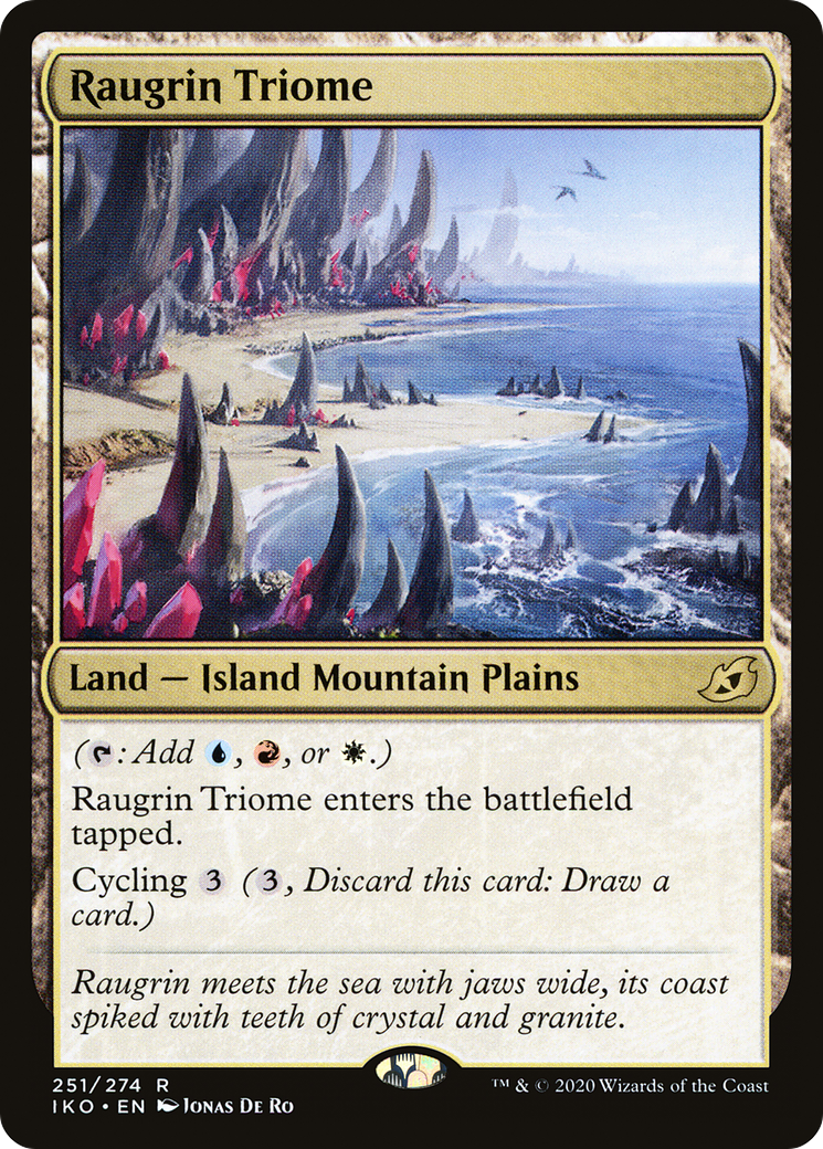 Raugrin Triome [Ikoria: Lair of Behemoths] Foil